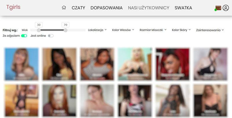Poznaj transpłciowe osoby na Tgirls.pl. Wyszukuj regionalnie, komunikuj się prywatnie i przełam lody wysyłając wirtualne prezenty. Znajdź miłość już dziś!
